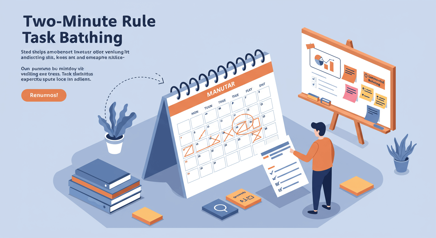 Apply the Two-Minute Rule and Task Batching