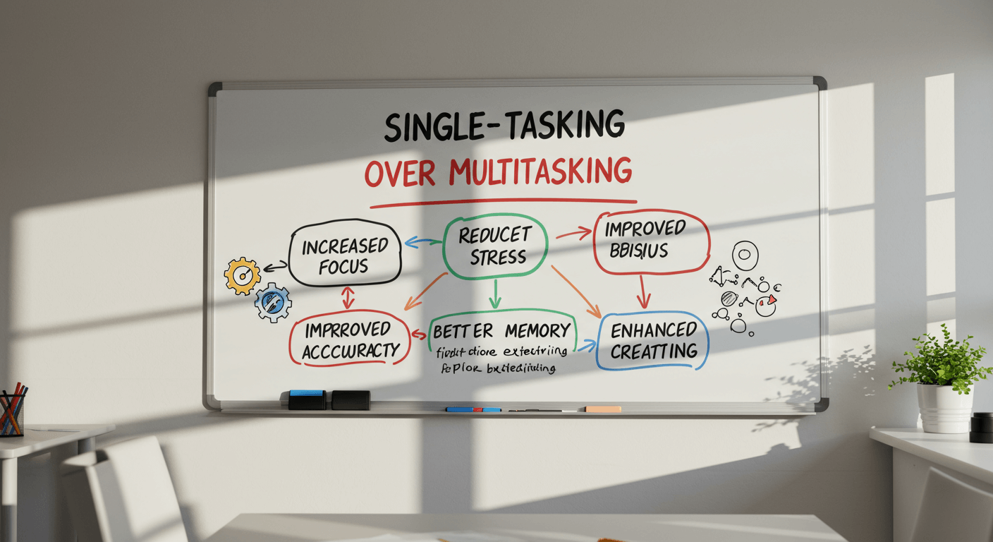 Single-Tasking Over Multitasking