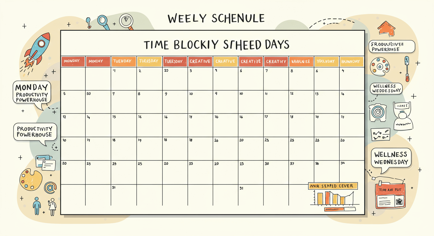 Time Blocking with Themed Days