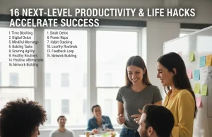 16 Next-Level Productivity & Life Hacks Accelerate Success