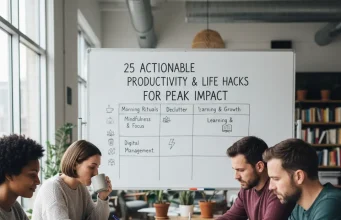25 Actionable Productivity & Life Hacks for Peak Impact