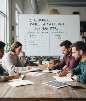 25 Actionable Productivity & Life Hacks for Peak Impact