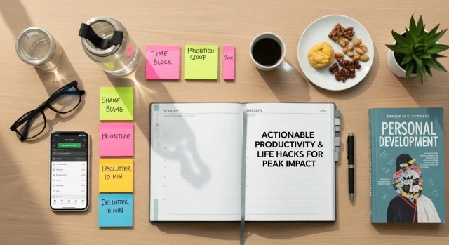 Actionable Productivity & Life Hacks for Peak Impact