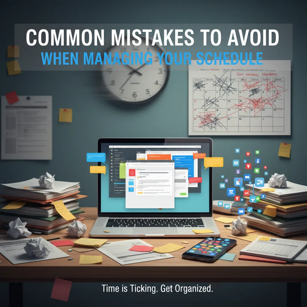 Common Mistakes to Avoid When Managing Your Schedule