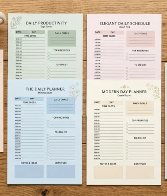 Best Daily Schedule Templates & How to Use Them Daily Schedule Templates
