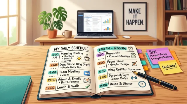 How to Create a Daily Schedule for Maximum Productivity